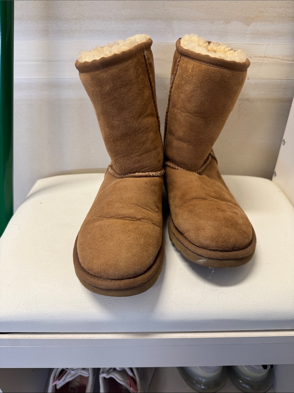UGG Classic Short Sheepskin Boots - Brown